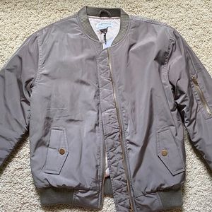 BRAND NEW WITH TAGS khaki bomber jacket